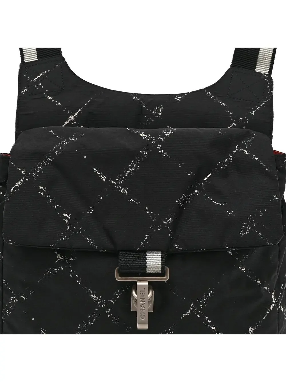 Chanel Nylon Travel Backpack Black #328856C79B